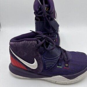 Nike Kyrie 6 PS Enlightenment Kids Youth 2.5Y BQ5600-500 Purple Shoes EUC